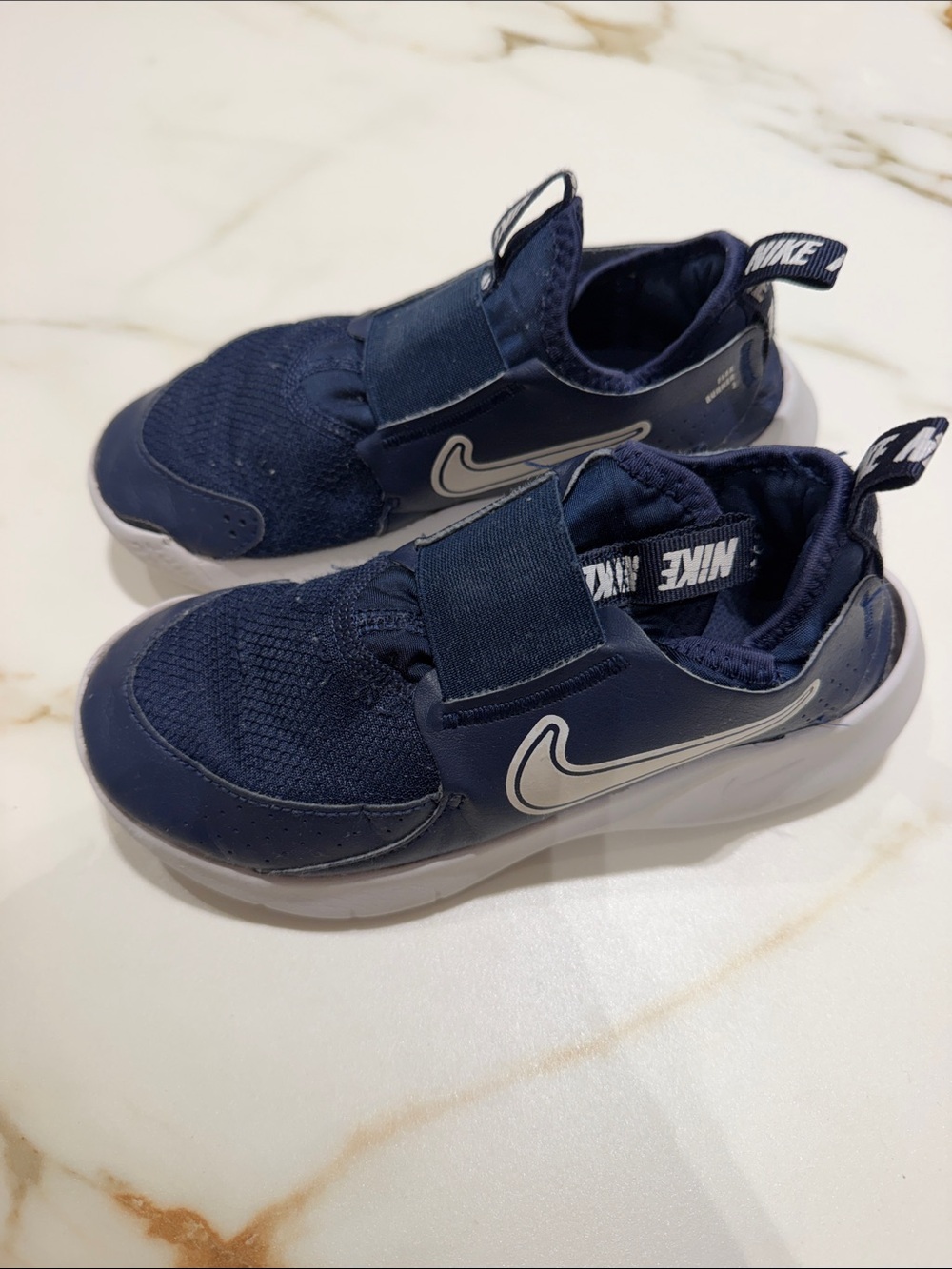 Nike Kids Navy Blue Slip-On Sneakers